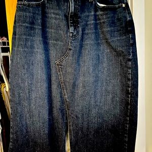 Denim pencil skirt size 12